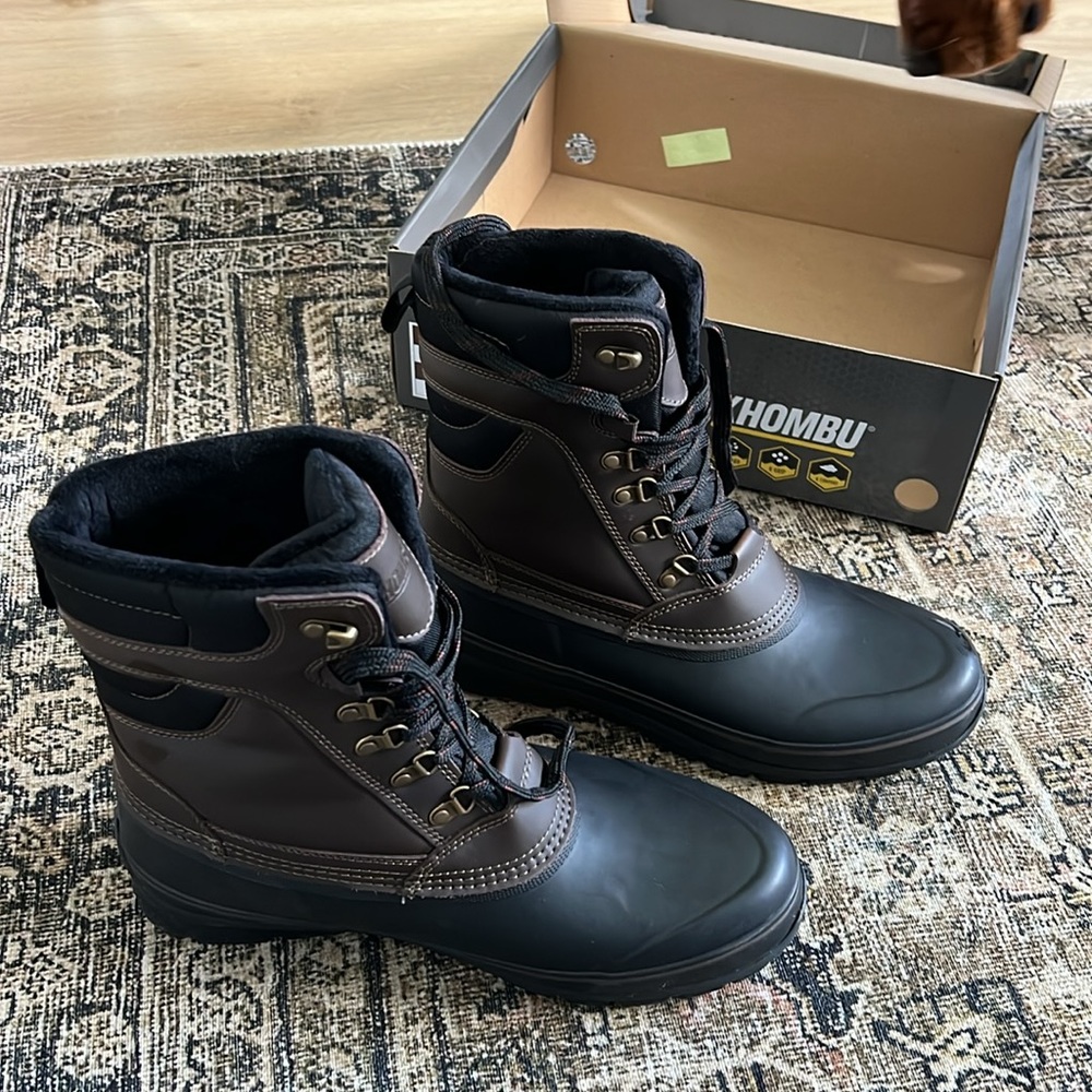 Khombu Men's Duck Boot in Brown, Size 11